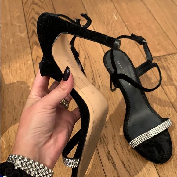 Zara crystal suede sandall - Picture 2 of 5